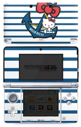 DeinDesign Skin kompatibel mit Nintendo 3 DS Folie Sticker Hello Kitty Katze Anker