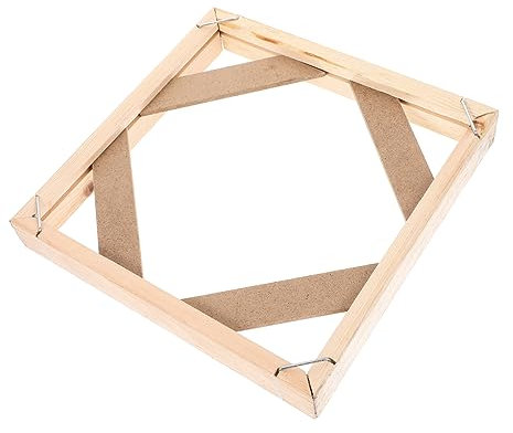 HOMSFOU 1 Satz Leinwandrahmen Aus Schattenfugenrahmen Bilderrahmen Aus Rahmen Für Leinwandmalerei Malrahmen DIY-fotorahmen Aus Diamantmalerei Beispiel Halter Hölzern Student