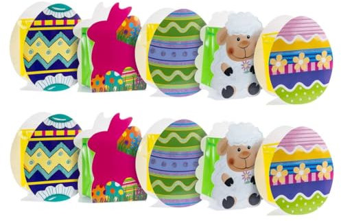 Laro Premium-Line Ostern Medium Oval Geschenktüten Geschenktaschen 10-100 Stk Medium Shaped, Anzahl:10, Muster Tüten:Medium Shaped