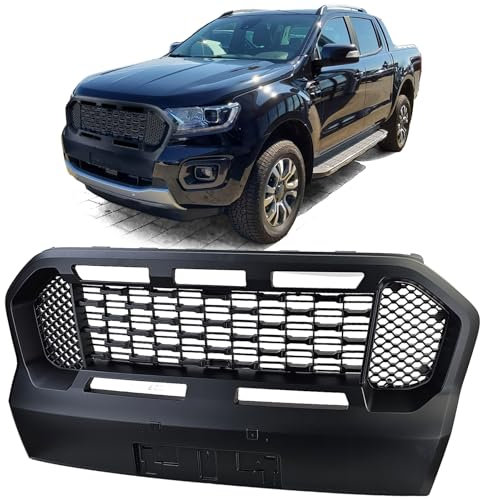 Waben Kühlergrill Performance Schwarz passend für Ford Ranger T8 19-23 2.0 TDCi