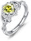 OHAYOO Keltischer Ring Damen 925 Sterling Silber Frauen August Geburtsstein Ringe Verstellbar Zirkonia Schmuck für Damen Mädchen Freundin Mama Tochter