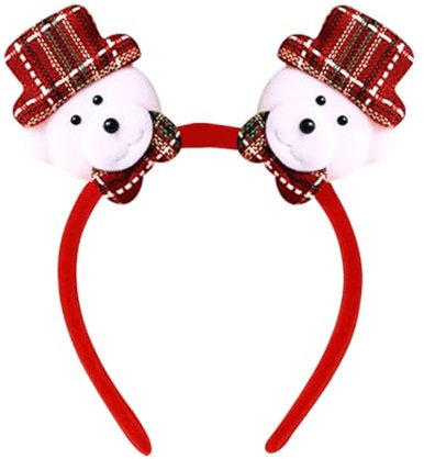 Bandeau de Noël Lumineux, Serre-tête de Noël avec Lumières LED Serre Tete Noel Lumineux Bandeaux de Noël Accessoires de Cheveux Christmas Headband Serre Têtes de Noël Pour Adultes Enfants