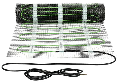 Elektrische Fußbodenheizung 150W/m² - Fußbodenheizmatte für Fliesen, Steinzeug, Steinböden - 2,5m²