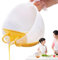 Vaso medidor de filtro – 1000 ml, colador batidor de huevos con deflector, marcas de escala y material resistente al desgaste, embudo de cocina para lavar arroz, cocinar, hornear, preparación de