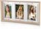 ZMDMAH Drehbarer Bilderrahmen Collage, Doppelseitig Collage Bilderrahmen für 6 Fotos, Bilderrahmen 10x15 Holz, mit Acrylglasschutz, Foto Geschenk für Geburtstag, Familie, Hochzeit, Weihnachten