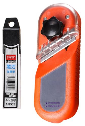 Rrlihjgu Taglierina Rapida Per Cartongesso,Pialla Per Smussatura | Smussatore Angoli 45° e 180° Attrezzi per Falegnameria per Rifinitura Giunti e Taglio in di Costruzione