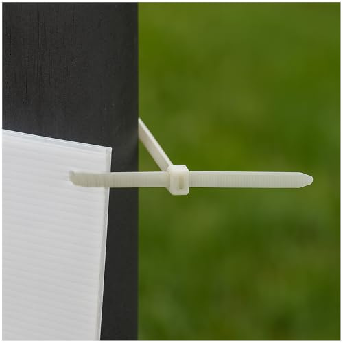 Robuster Kabelbinder 100 Stück 10x1000mm für Werkstatt, Plakate und Banner HTI living