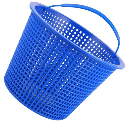 Roleader Panier Filtrant pour Piscine en Plastique Bleu, Facile à Installer, Protège Le Filtre Piscine des Débris, pour L'entretien du Bassin
