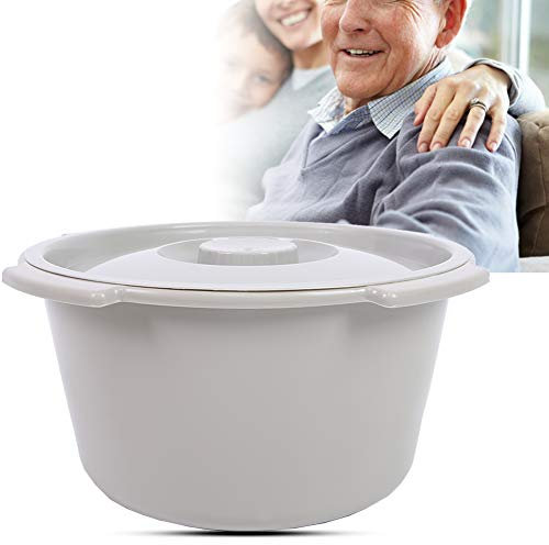 Tragbarer Toiletteneimer | Praktisch für Senioren, Mütter & Haus | Leicht zu Reinigen | Widerstandsfähig WC-Zubehör | Ideal für Reise & Alltag