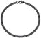 PROSTEEL Bracciale da Uomo a Catena Sottile Colore Nero 3.5mm Lungehzza 19 -Bracciale in Acciaio Uomo