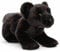 Uni-Toys - Schwarzer Panther, sitzend - 31 cm (Länge) - Plüsch-Wildtier - Plüschtier, Kuscheltier, Schwarz