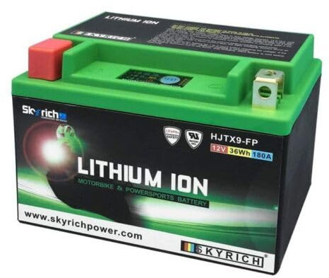 Batterie moto au lithium Skyrich HJTX9-FP - Dimensions : 150 x 87 x 105 mm pour KAWASAKI Z750 (EU) 750 2009-