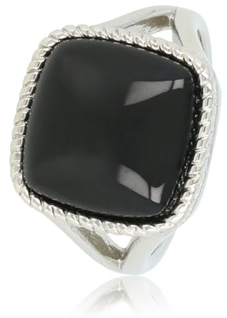 My Bendel Ring mit Echter Edelstein | Mehrere Farben | Erhältlich in Silber & Gold | Vintage Design | Inklusive Luxuriöser Geschenkverpackung