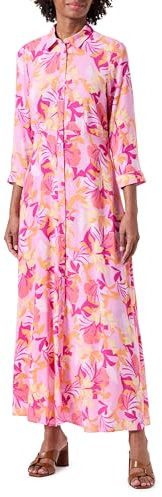 YAS Savanna Robe Longue S Noos, Lavande Pastel, tropia, XS Femme
