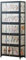 errtsdb 70x33x172cm vitrine Glas, 5 Schicht vitrinenschrank, vitrine glasvitrine stehend vitrinenschrank Wohnzimmer vitrine acryl für Schlafzimme Eckvitrine, Schwarz/Von Allen Seiten transparent