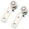 COZERI 2 Stück 20mm Rolle Vorhangrolle Rolle für Schiebetüren, Laufschienen für Schiebetüren, Hochbelastbar und Langlebig, Ideal für Möbel und Schiebetürsysteme, Einfache Montage