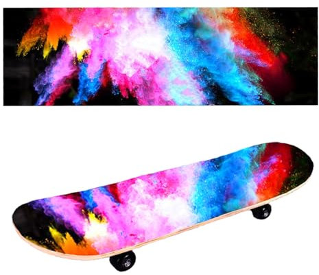 Sandpapier Griptape Rutschfestes, Skateboard Griptape, Longboard Grip Tape, Verschleißfest UndLeicht Zu Schneiden, Selbstklebender Blasenfreies, für Skateboards, Longboards Und Andere Sportbretter