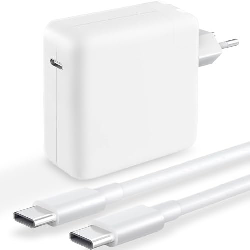 Chargeur MacBook Pro,96W USB C Alimentation Rapide,Compatible pour MacBook Pro 16/15/14/13 Pouces,MacBook Air 2018-2020,iPad 12,9/11 Pouces et Tous Les Équipement USB C, câble C - C 2m