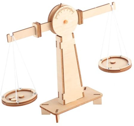 Yardwe 1 Pièce Échelles d'équilibre Jouets d'éveil Jouets à l'échelle en Bois Balance Jouets d'échelle de Poids Jouets éducatifs