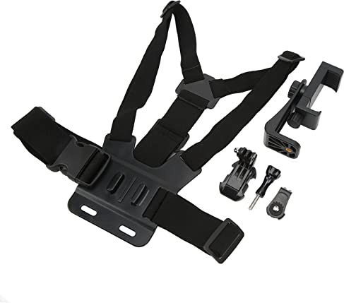 Fockety Ceinture Pectorale pour Téléphone Portable, Sangle D'appareil Photo Réglable pour Le Cyclisme en Plein Air, Support de 5,5 à 10 Cm