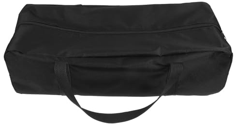Robuste Aufbewahrungstasche für Grillbesteck mit Reißverschluss | Oxfordstoff, Schwarz, Tragbar für Outdoor Kochgeschirr, Maschinenwaschbar, Camping und Küche