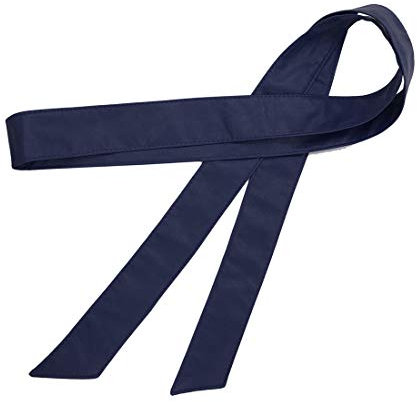 TeeYee Frauen Damen Obi PU Leder Gürtel einfarbig Bereit Tailleband 172cm navy