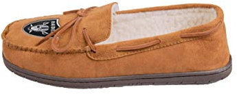 Las Vegas Raider Mooccasin Slipper große NFL Fußball American Football Geschenk