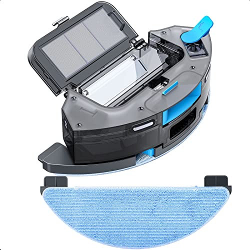 Lubluelu Saugroboter Wassertank für SL60D, SL61 und SG60, 200ML Staubbox und 250ML Wassertank mit 1pcs Mop Kleidung, Staubsauger Roboter Ersatz Zubehör für Wischfunktion