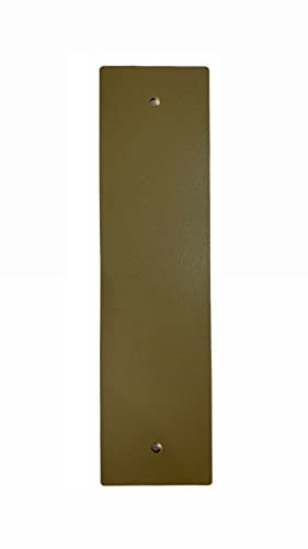 Placca cieca interasse fori 165 mm copri foro avvolgibile motore tapparella (Bronzo)