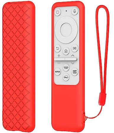 JCMOYUTY BP59-00149A Remote Cover for Samsung TM2261S BP59-00149C M70B / M80B Monitor/Freestyle Projector SP-LSP3BLAXZA Remote Case Red Protective Silicone Skin
