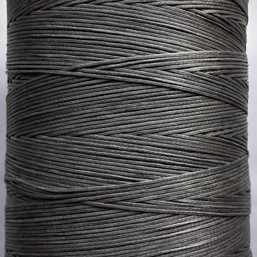 10m Waxed Jewellery Cord 1mm thick woven nylon strong thread for Beading, Bracelet, Necklace making, Arts, Crafts & DIY (Graphite Grey)