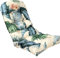 AHSBND Chair Cushion Patio Cushion With Pattern High Back Chair Cushions Durable And Comfy Garden Chair Seat Pad Waterproof Indoor Outdoor(Hawaii)