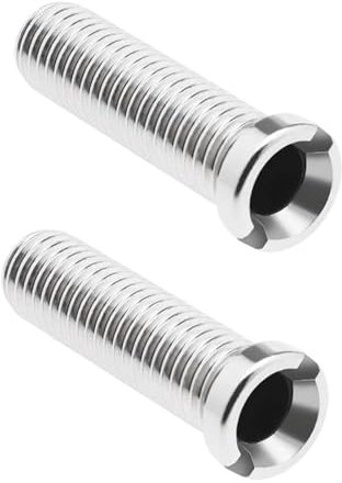 GXGM Tornillo hueco para tapón de fregadero de cocina de 30 mm, tornillos para cesta de fregadero, tornillo de acero inoxidable 304, tornillos para cesta de fregadero, colador de fregadero, 2 piezas