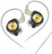 Yeabomy KZ edX Ultra HiFi Dynamic 3,5 mm Auriculares intrauditivos. Auriculares para Juegos con Cable (con micrófono y sin micrófono) para Samsung, Xiaomi, etc. (Negro, con micrófono)