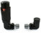 Thermostatic Radiator Valve Corner TRV – Style (All Black)