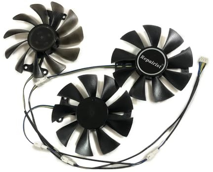 FDMOZRE 3 Teile/Satz, Grafiken Kühler Video Karten Fan GPU Karte Kühlung GAA8S2U GA91S2H Für SOYO RX 5700XT Für Yeston 580 8G D5 Spiel ACE PA