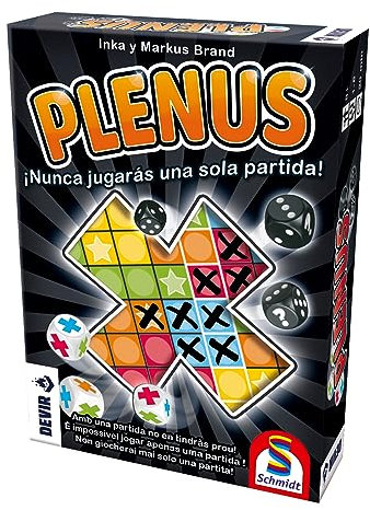 Devir - Plenus, Juego de Mesa de Estrategia, para jugar en Familia, o con Amigos, 8 años (BGPLEN)