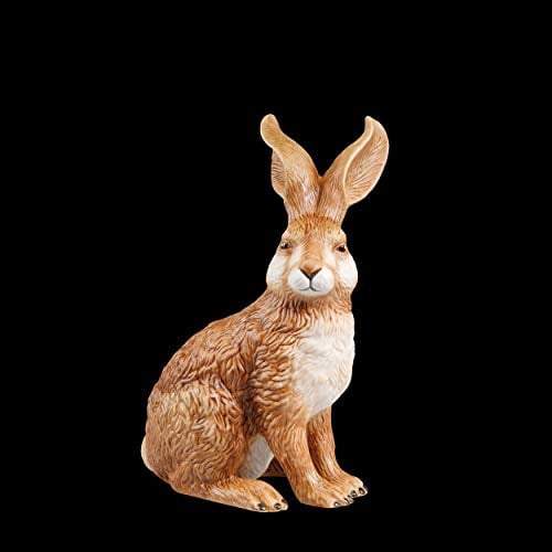 Goebel Ostern Figur Osterhase, Porzellan, braun, 10.5x8.5x15 cm