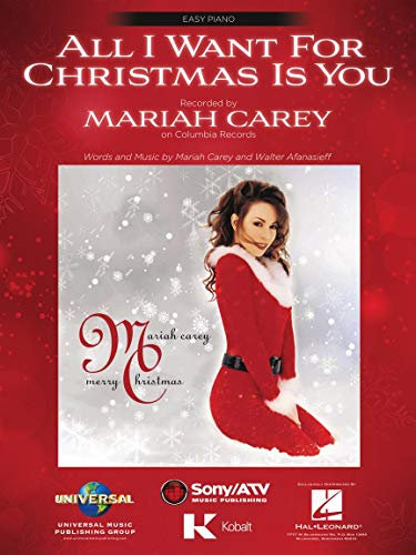 All I Want For Christmas Is You - Easy Piano Noten Musik