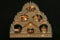 ELLUG 3D Schwibbogen Lichterbogen mit drehendem Zug & stilvoller Winterszene, LED Licht, Glitzer, 3stöckig, 45 * 9 * 39cm batteriebetrieben & Timer-Funktion Weihnachtsdeko Fensterschmuck …