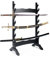 lukar Schwert-Ständer mit 6 Ebenen, mehrschichtig, bodenstehend, Schwerthalter, Bodenständer, großer Schwert-Display-Ständer für Katana Samurai