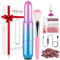 Saviland Electric Nail Files Professional: Portable Nail Drill Machine USB 20000 RPM 7 Nail Drill Bits 51 Sanding Bands for Acrylic Dip Powder Gel Polish Toenail Manicure Electric Cuticle Scissors