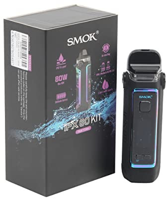 Smok IPX 80 Kit 80 W IPX80 Mod Eingebauter 3000-mAh-Akku mit 5,5 ml RPM 2-Kartusche IPX67 Tri-Proof-Vape-Gerät Keine Nikotinflüssigkeit_7-Farben