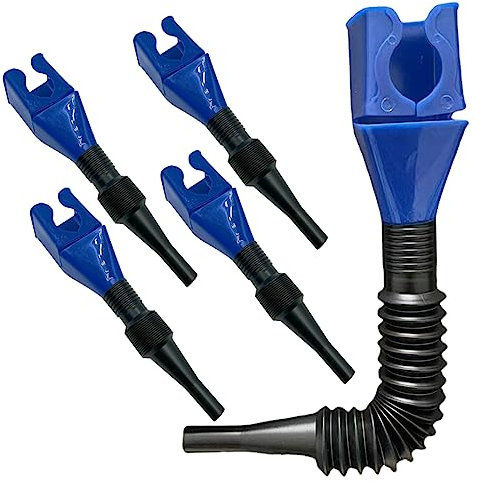 Entonnoir Carburant Flexible 5pcs Entonnoir De Carburant Entonnoir En Plastique Flexible Change Entonnoir Huile Moteur Outil De Drainage Flexible Entonnoir à Clapet
