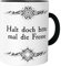 Urban Backwoods Halt Doch Bitte Mal Die Fresse Tasse mit Spruch Kaffeetasse