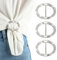 TUONYIS 3 Stück Metall T Shirt Clips Gürtelschnalle Damen Schal Schnalle Seiden Schal Ring Clip Schal Ring Schnalle Schnalle Kleidungsring Eckknopf Runder Kreis Clip für Frauen, Mädchen und Mutter