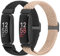 XANS Nylon Geflochtene Armband Kompatibel mit Fitbit Inspire 3/Inspire 2/Inspire/Inspire HR/Fitbit Ace 3/Ace 2, Elastisches Verstellbares Ersatzarmband Dehnbare Weiche Sport Armband für Damen Herren