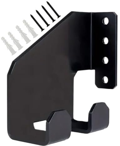 Qzdtue Chainsaw Wall Mount, Heavy Duty Storage, Garage Tool Rack, Carbon Steel Holder, Multifunctional Hanging Bracket, Garden Equipment Organizer, for Oil Pot Saw Support