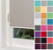 Home-Vision® Premium Plissee Faltrollo ohne Bohren mit Klemmfix jalousien Fenster innen(Grau, B60cm x H200cm) Easyfix Klemmträger, Verdunklung, Blickdicht Sonnenschutz Jalousie für Fenster & Tür