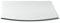 DURAFLAMM® Funkenschutzplatte G5 Segmentbogen 8mmx1200mmx1000mm mit 18mm Facette und Dichtlippe Glasplatte Bodenplatte Kaminplatte Ofenplatte Kaminglas - Modern, Silber